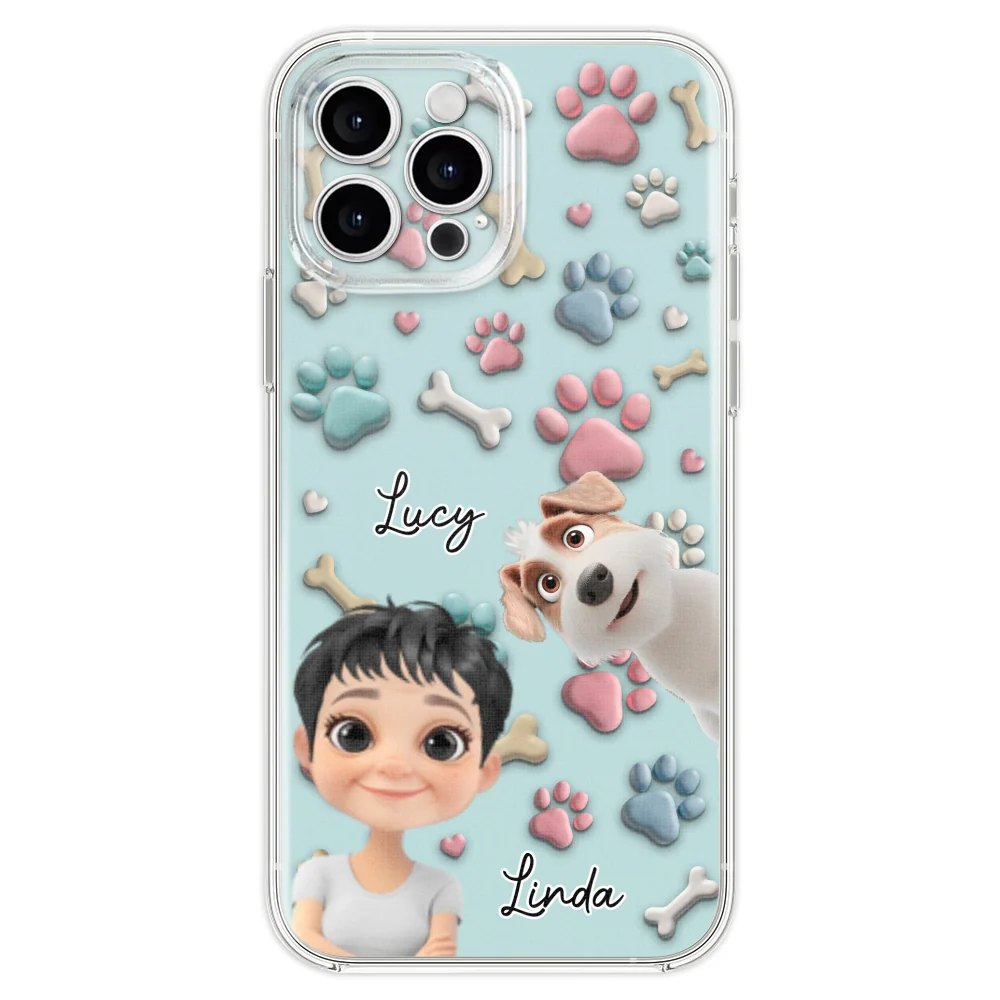 Dog And Human Cartoon - Personalized Custom Phone Case - Image 20