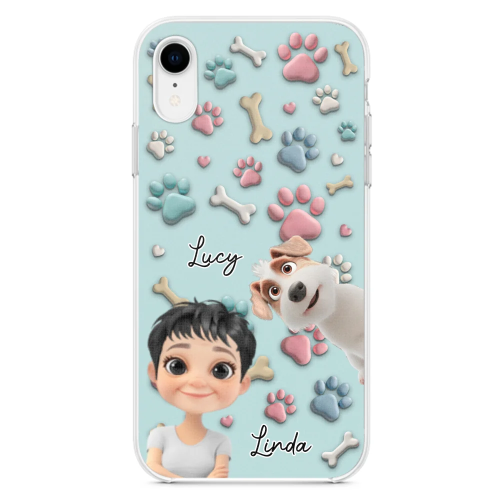 Dog And Human Cartoon - Personalized Custom Phone Case - Image 21