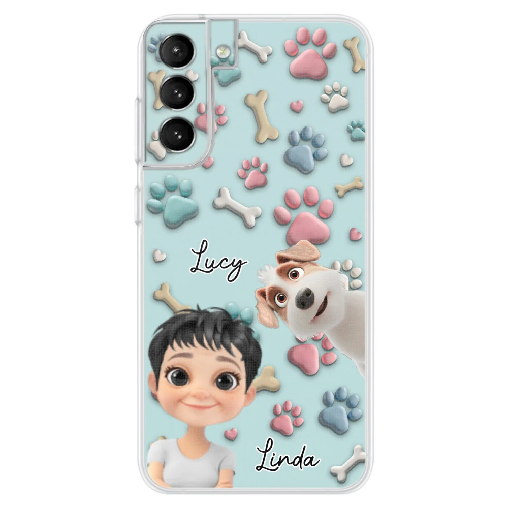 Dog And Human Cartoon - Personalized Custom Phone Case - Image 27