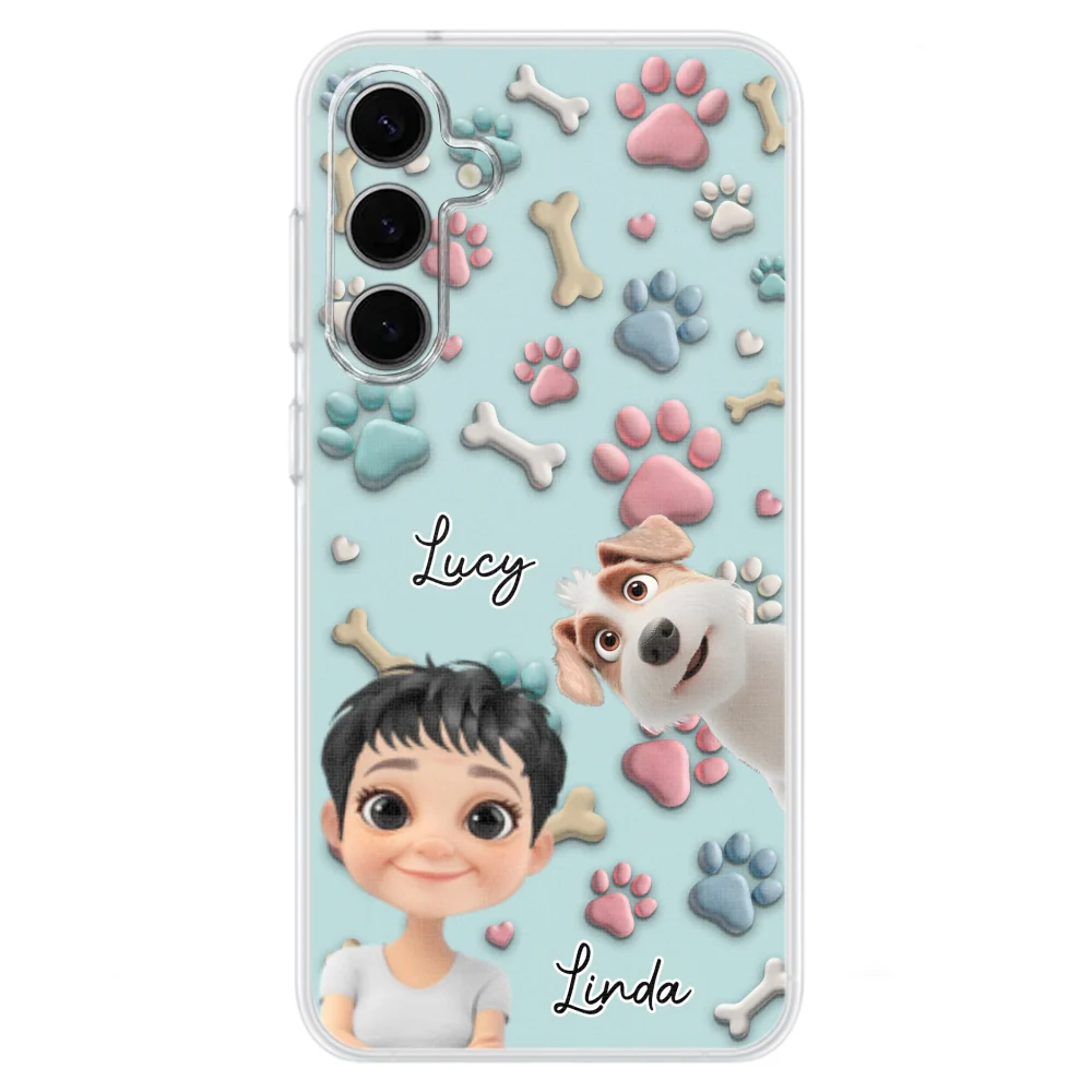 Dog And Human Cartoon - Personalized Custom Phone Case - Image 29