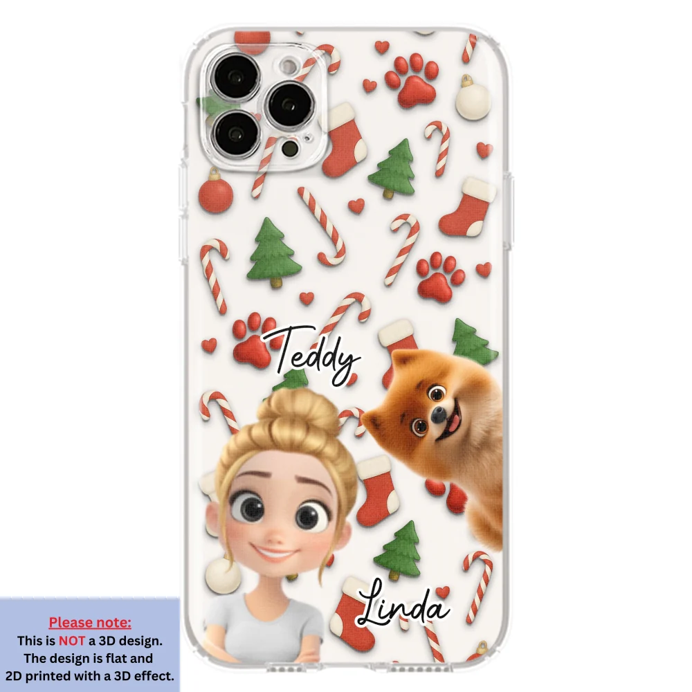 Dog And Human Cartoon Ver 2 - Personalized Custom Phone Case - Image 15