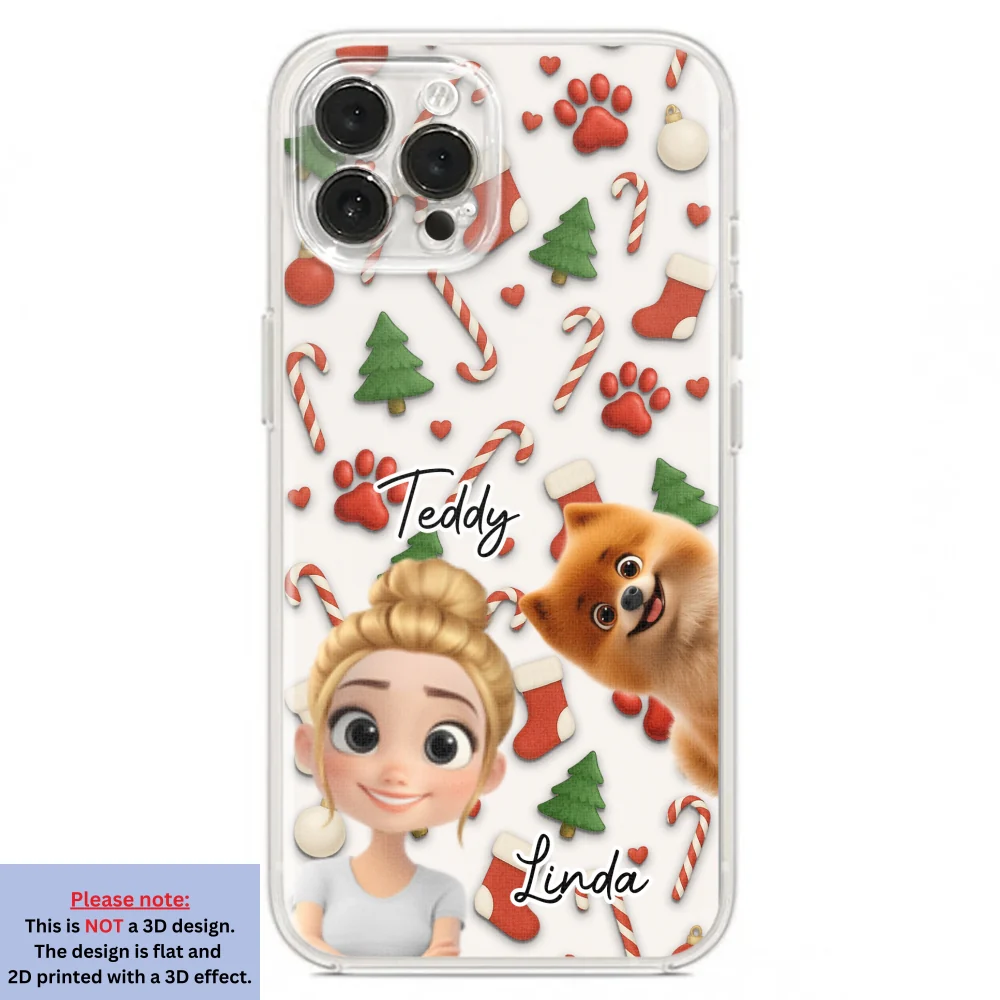 Dog And Human Cartoon Ver 2 - Personalized Custom Phone Case - Image 18
