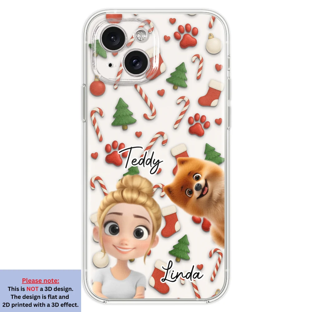 Dog And Human Cartoon Ver 2 - Personalized Custom Phone Case - Image 20
