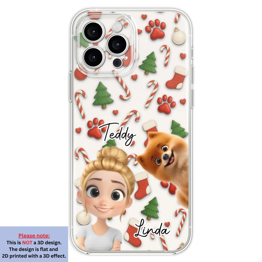 Dog And Human Cartoon Ver 2 - Personalized Custom Phone Case - Image 21