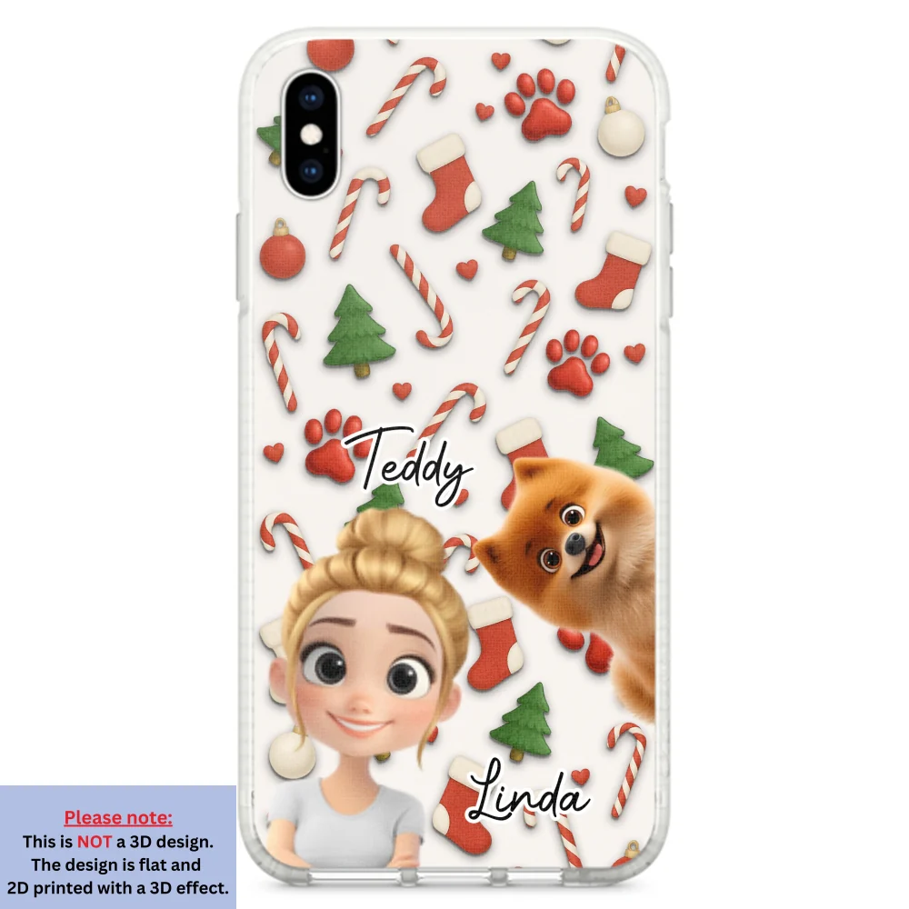 Dog And Human Cartoon Ver 2 - Personalized Custom Phone Case - Image 23