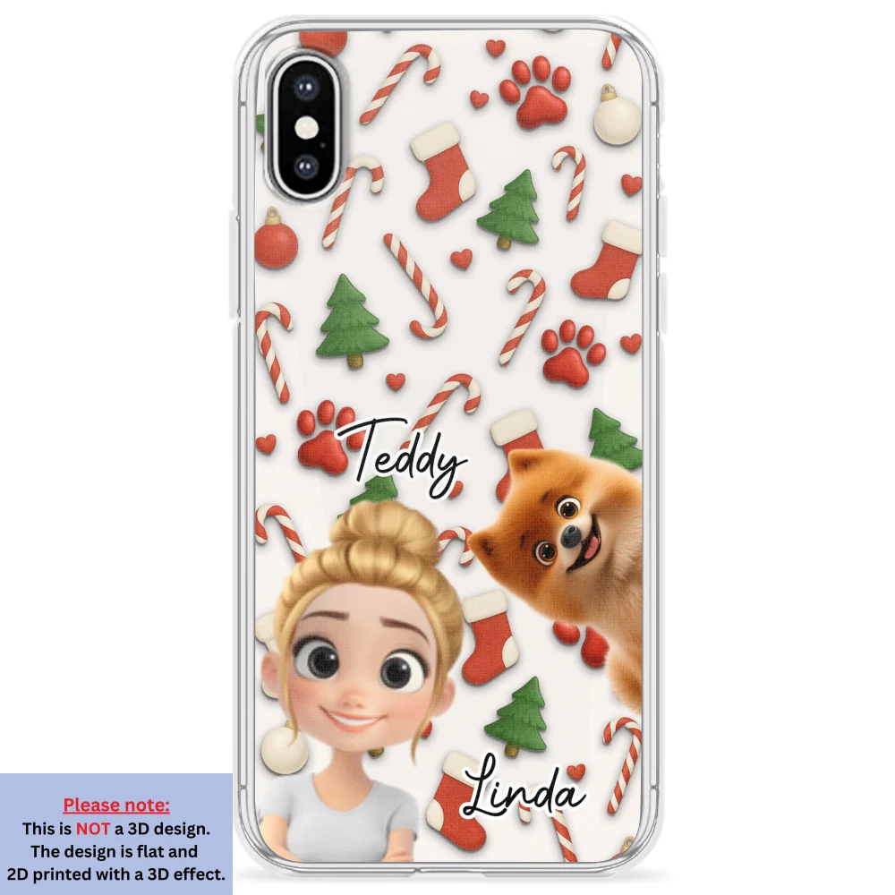 Dog And Human Cartoon Ver 2 - Personalized Custom Phone Case - Image 24