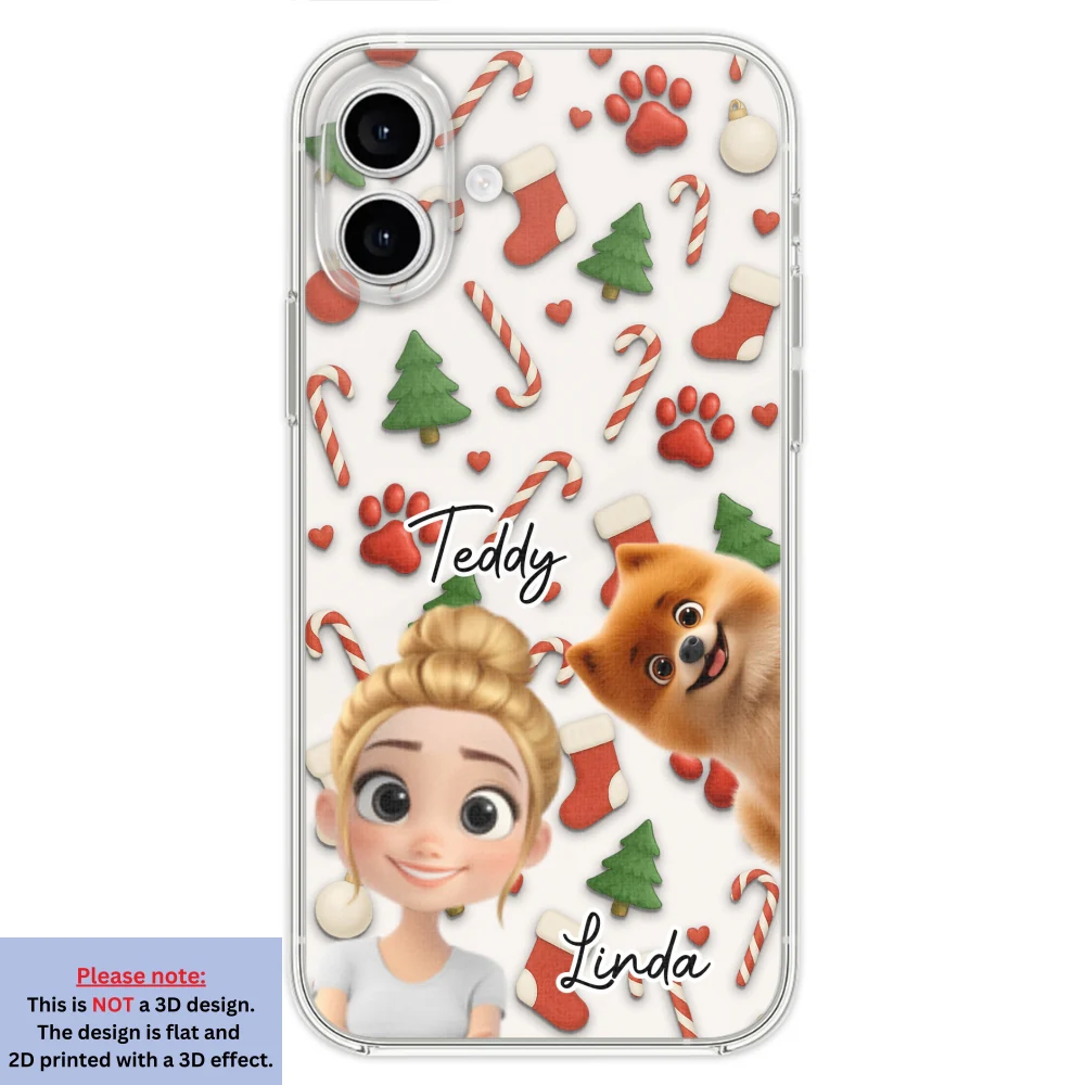 Dog And Human Cartoon Ver 2 - Personalized Custom Phone Case - Image 25