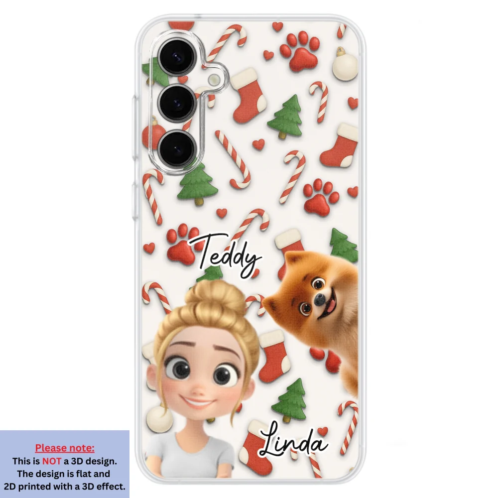 Dog And Human Cartoon Ver 2 - Personalized Custom Phone Case - Image 29