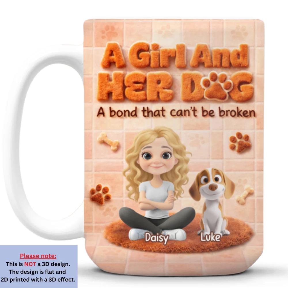 Dog Around Me - Personalized Custom 3D Inflated Effect Mug - Image 8
