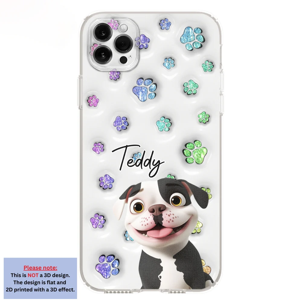 Dog Baby - Personalized Custom 3D Inflated Effect Phone Case - Image 10