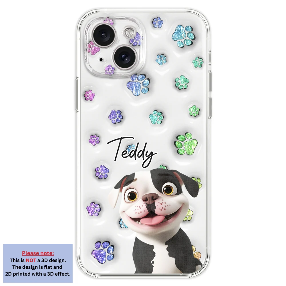 Dog Baby - Personalized Custom 3D Inflated Effect Phone Case - Image 19