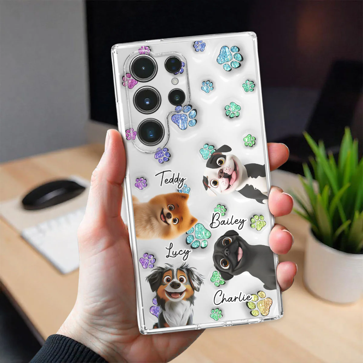 Dog Baby - Personalized Custom 3D Inflated Effect Phone Case - Image 26