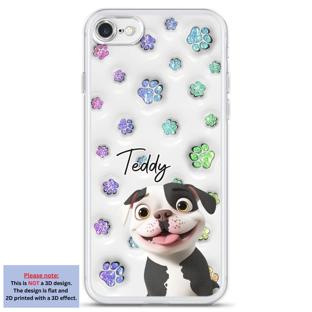 Dog Baby - Personalized Custom 3D Inflated Effect Phone Case - Image 4