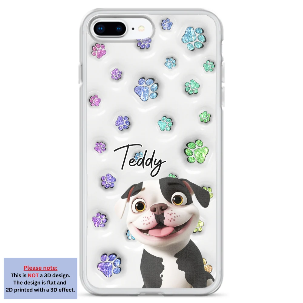 Dog Baby - Personalized Custom 3D Inflated Effect Phone Case - Image 5