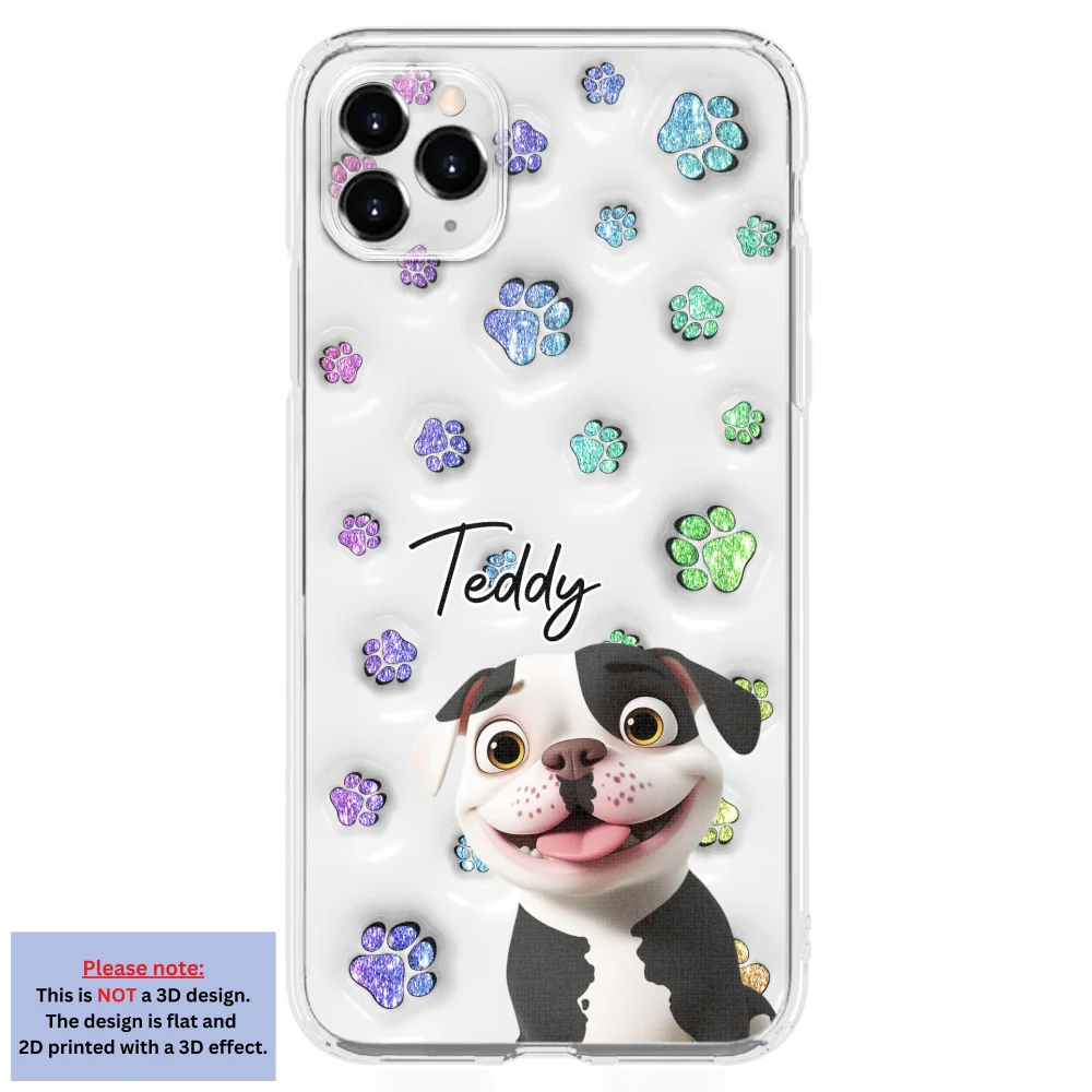 Dog Baby - Personalized Custom 3D Inflated Effect Phone Case - Image 7