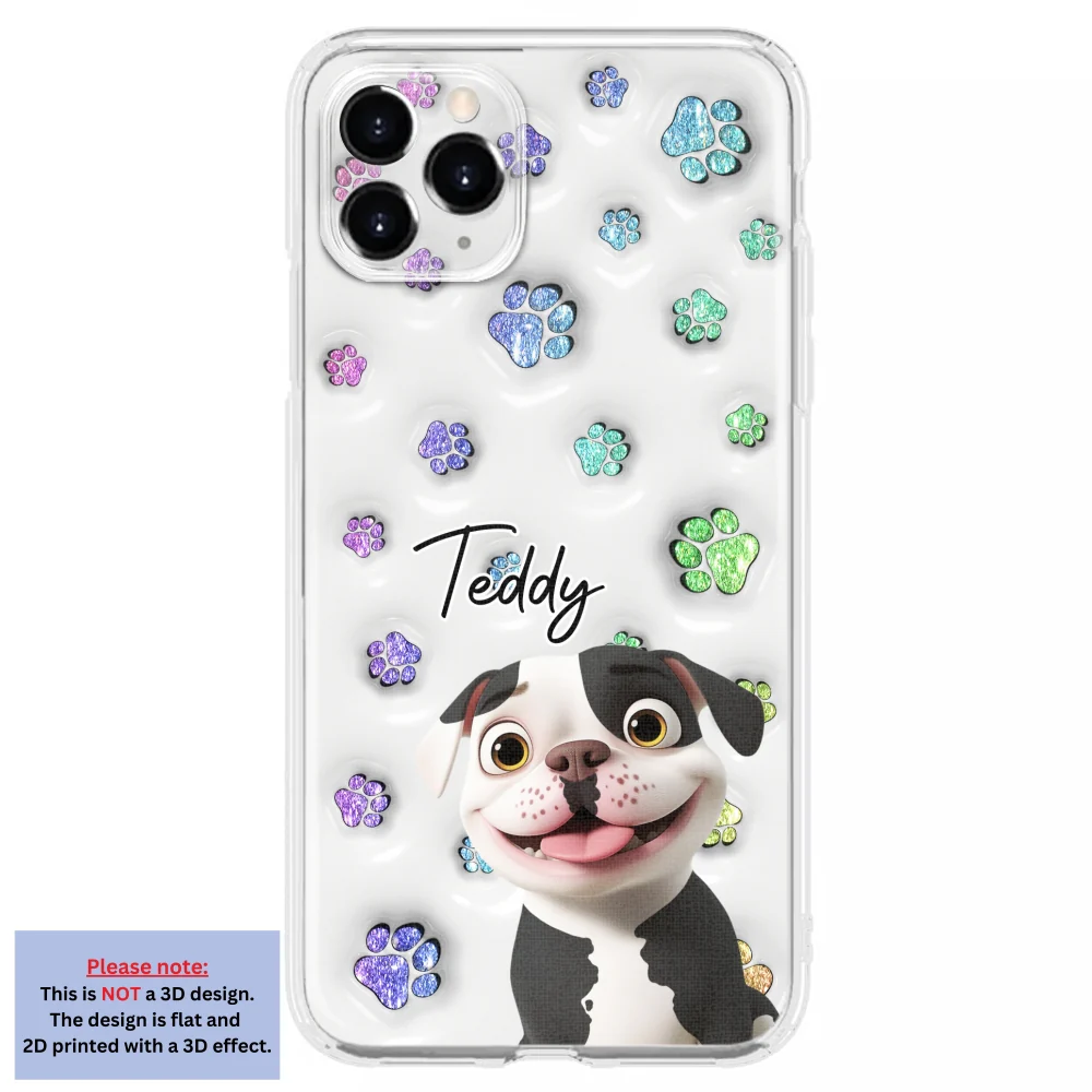 Dog Baby - Personalized Custom 3D Inflated Effect Phone Case - Image 8