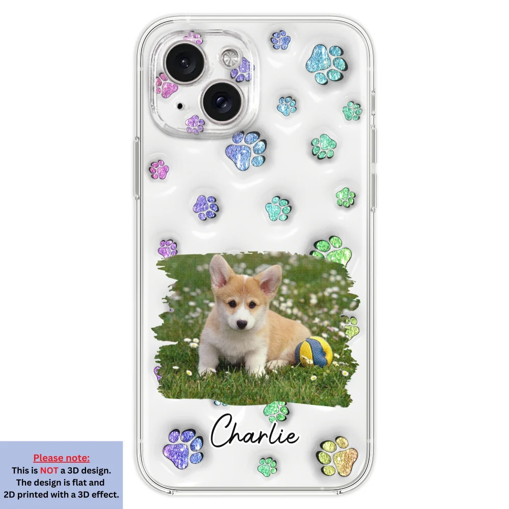 Dog Baby Photo - Personalized Custom 3D Inflated Effect Phone Case - Image 18