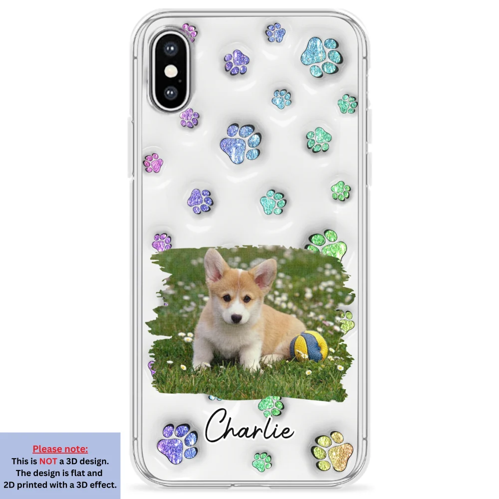 Dog Baby Photo - Personalized Custom 3D Inflated Effect Phone Case - Image 22