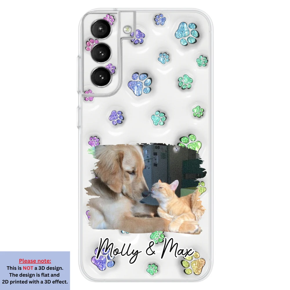 Dog Baby Photo - Personalized Custom 3D Inflated Effect Phone Case - Image 25