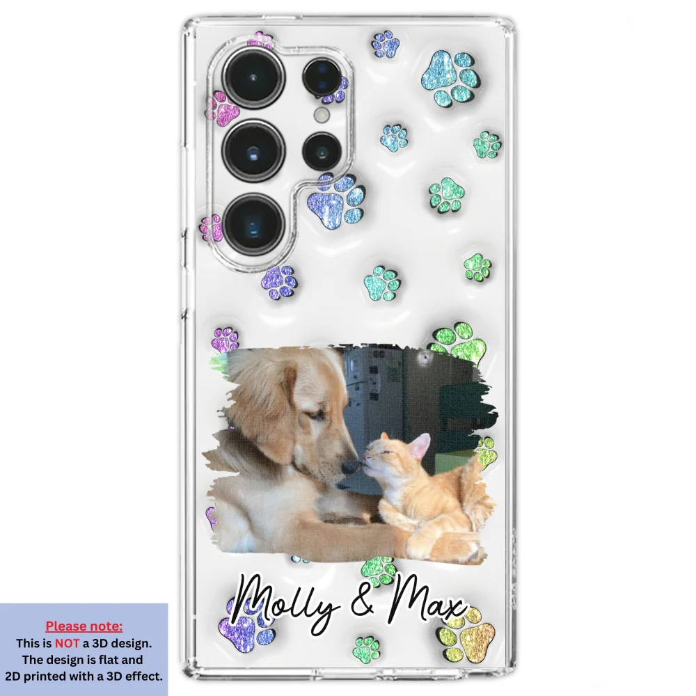 Dog Baby Photo - Personalized Custom 3D Inflated Effect Phone Case - Image 26