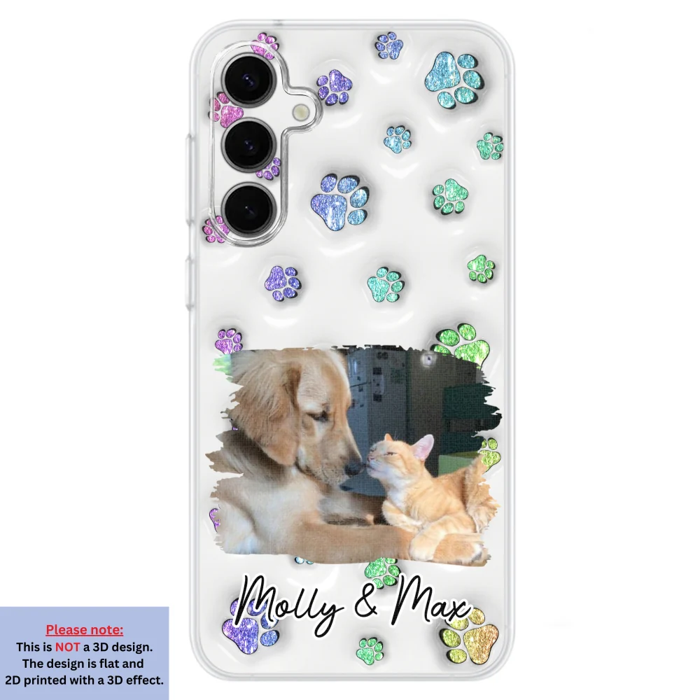 Dog Baby Photo - Personalized Custom 3D Inflated Effect Phone Case - Image 27
