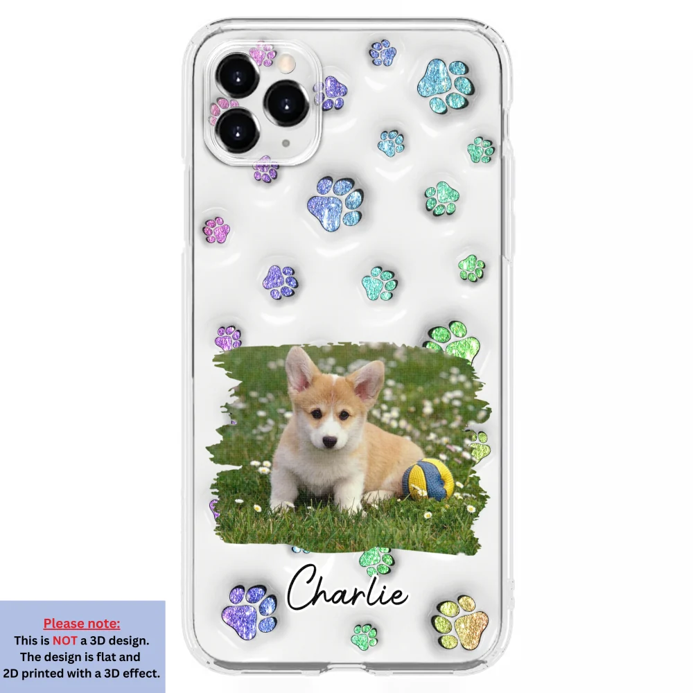 Dog Baby Photo - Personalized Custom 3D Inflated Effect Phone Case - Image 6