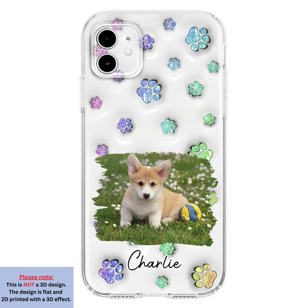 Dog Baby Photo - Personalized Custom 3D Inflated Effect Phone Case - Image 8