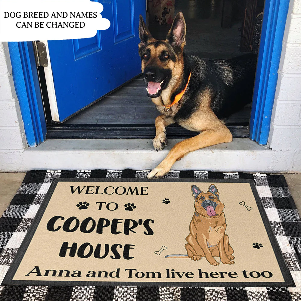 Dog House - Personalized Custom Doormat - Image 2