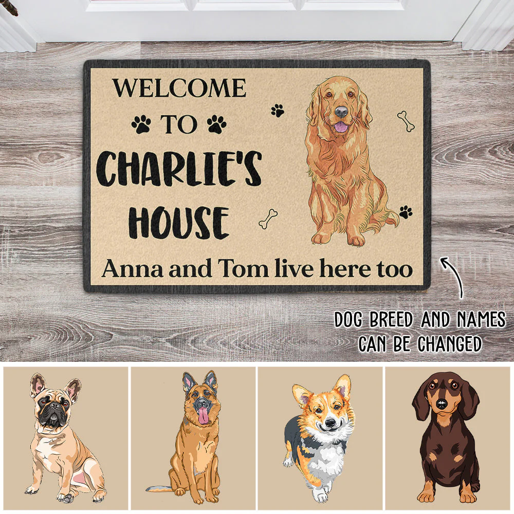 Dog House - Personalized Custom Doormat - Image 3