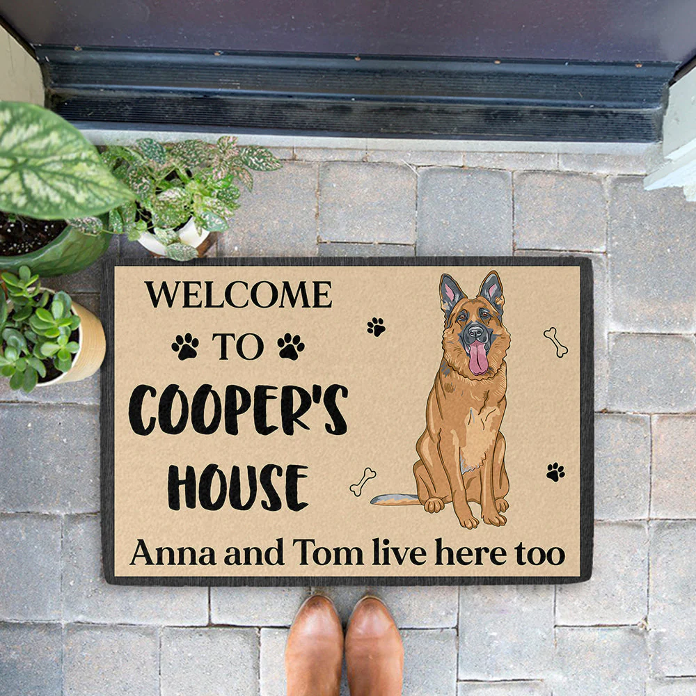 Dog House - Personalized Custom Doormat - Image 4