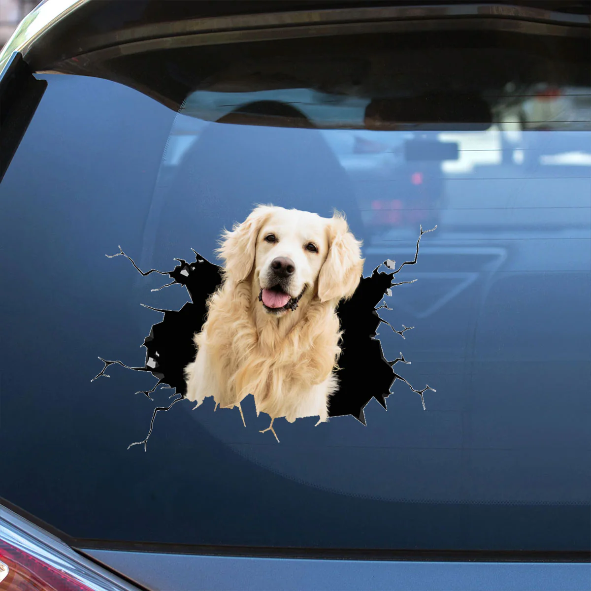 Dog In My Car Photo - Personalized Custom Decal