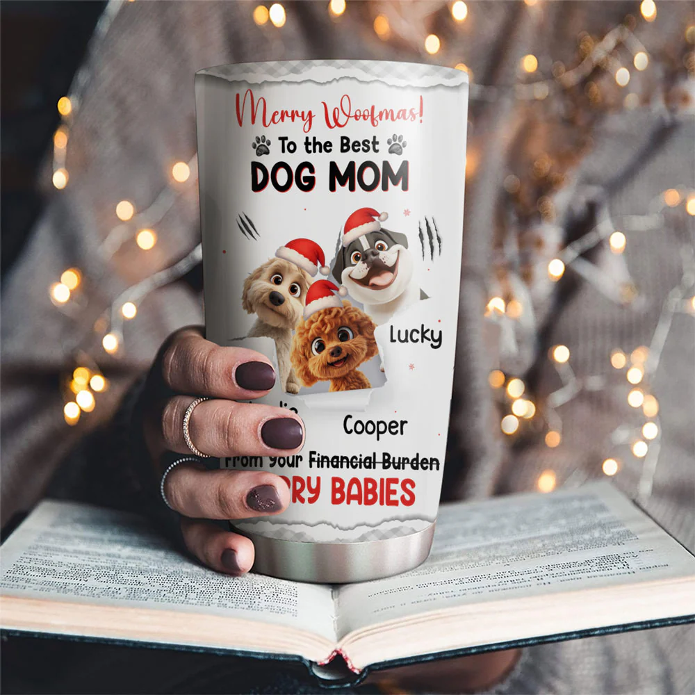 Dog Lovers - Personalized Custom Tumbler - Image 2