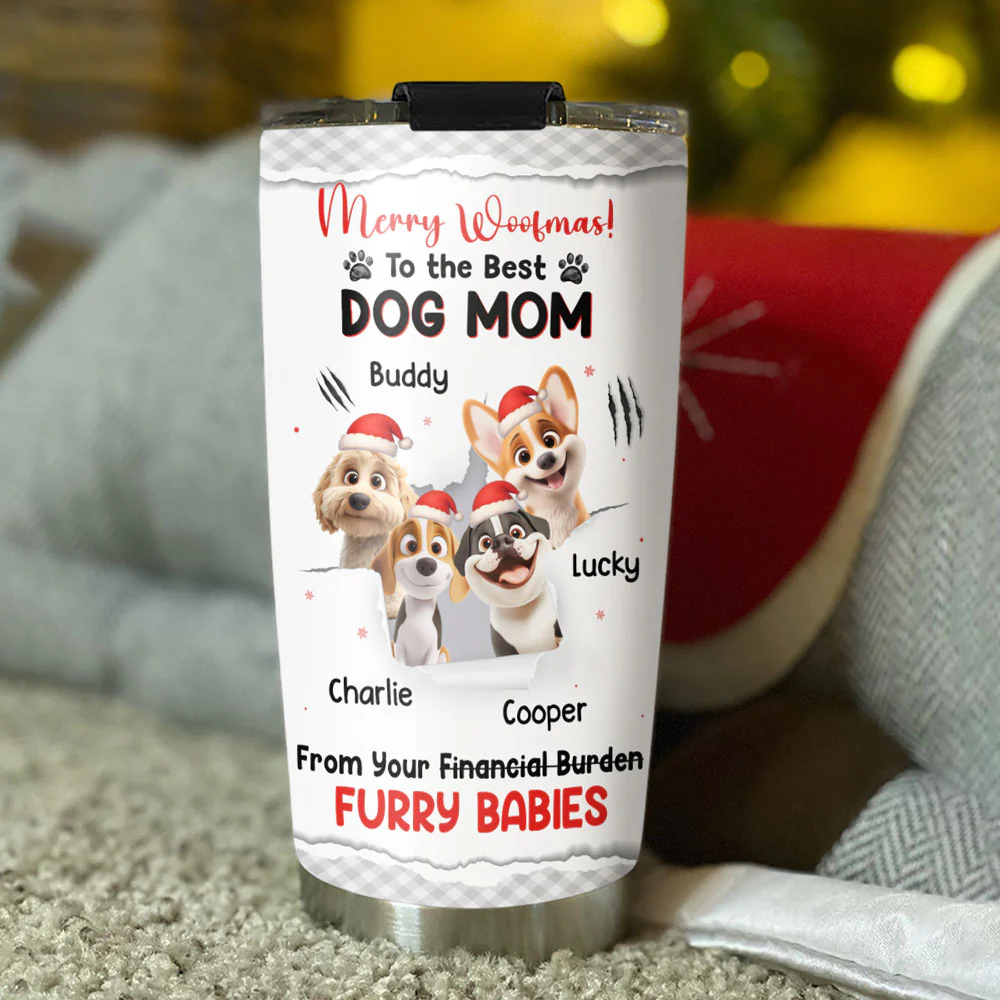 Dog Lovers - Personalized Custom Tumbler - Image 4