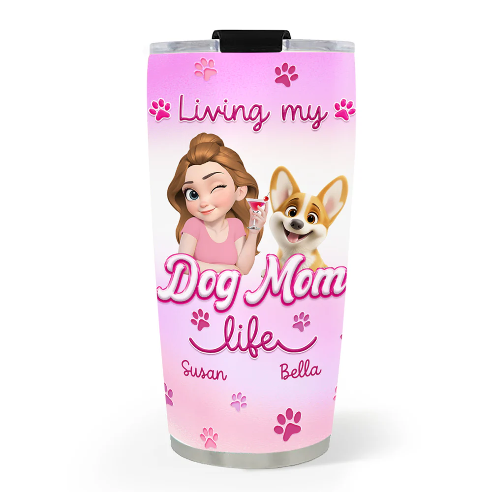 Pinky World - Personalized Custom 3D Effect Tumbler