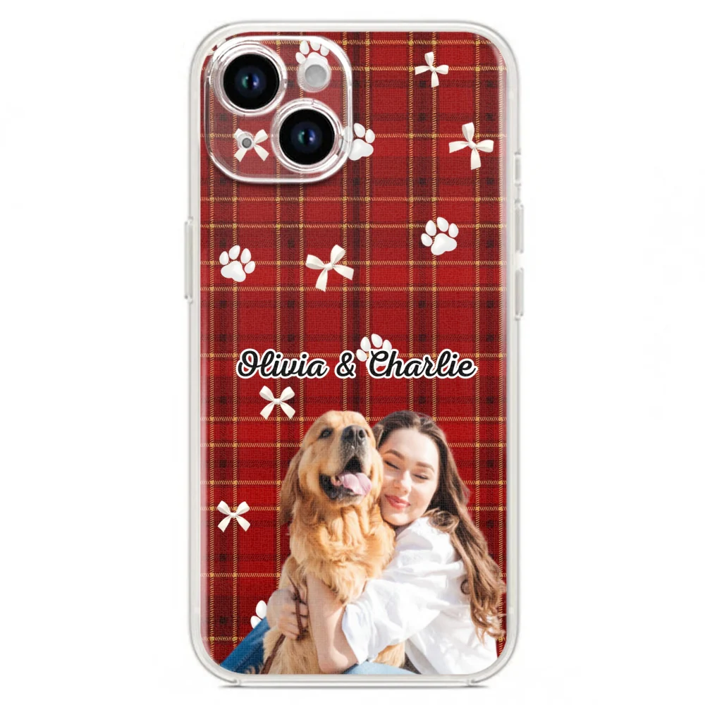 Dog Mom Bow Paw Photo - Personalized Custom Phone Case - Image 15