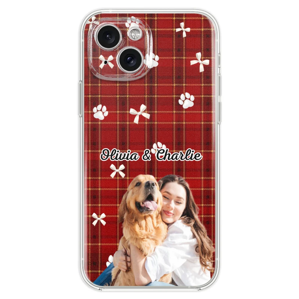 Dog Mom Bow Paw Photo - Personalized Custom Phone Case - Image 18