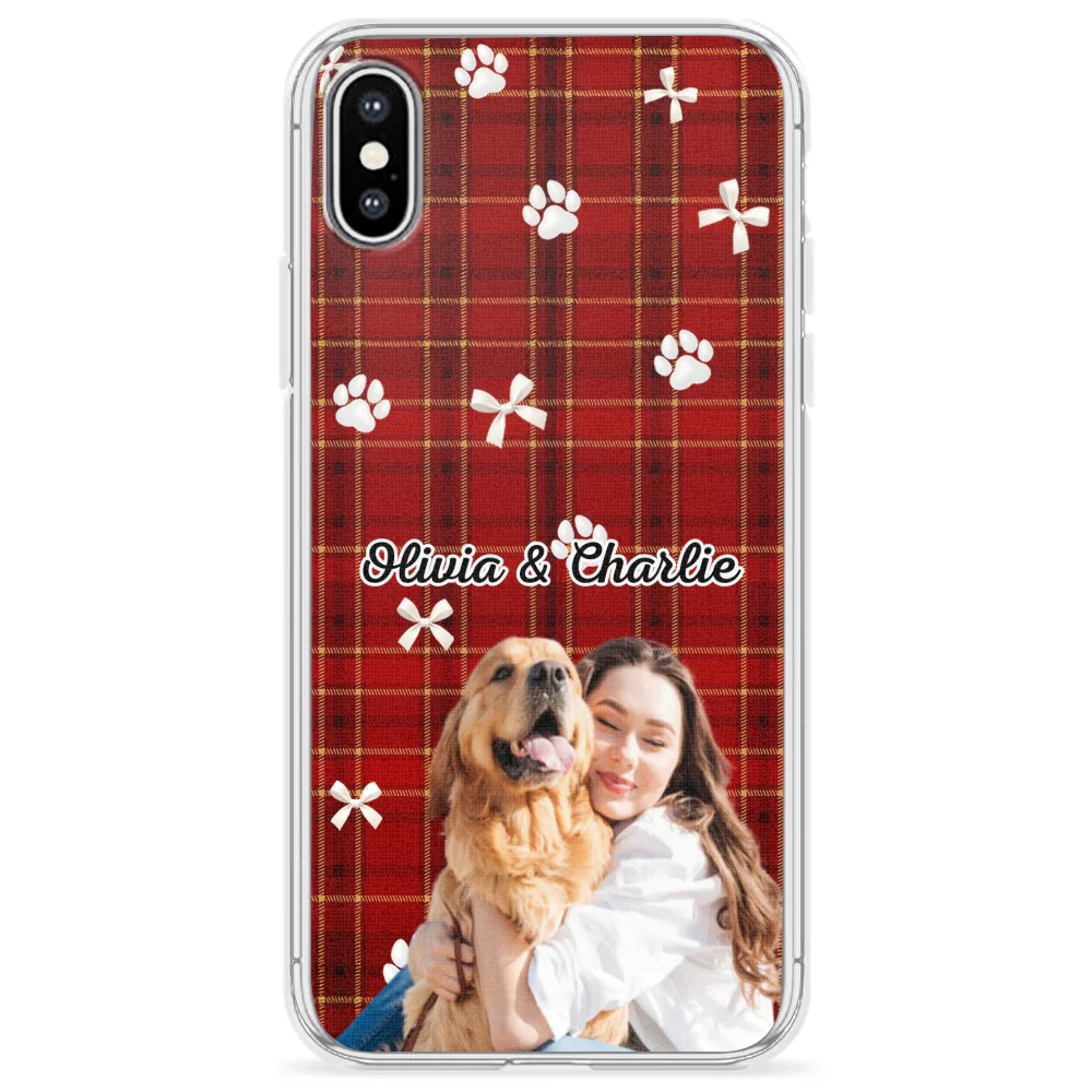 Dog Mom Bow Paw Photo - Personalized Custom Phone Case - Image 22