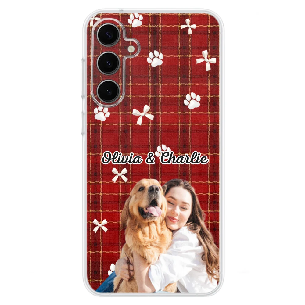 Dog Mom Bow Paw Photo - Personalized Custom Phone Case - Image 27