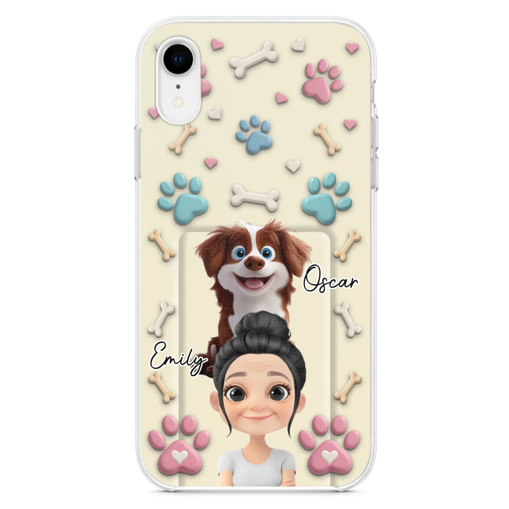 Dog Mom Cartoon - Personalized Custom 3D Effect Phone Case - Image 22