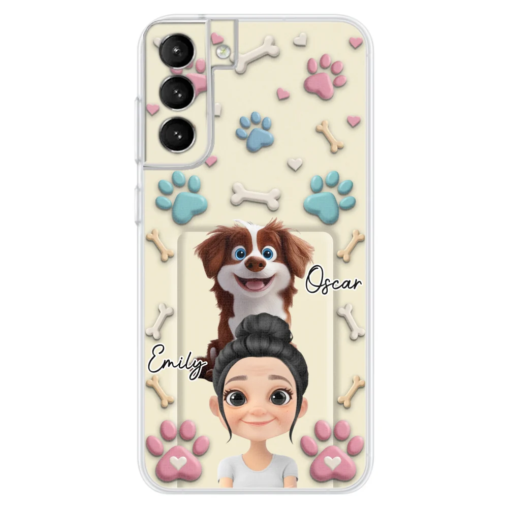 Dog Mom Cartoon - Personalized Custom 3D Effect Phone Case - Image 27