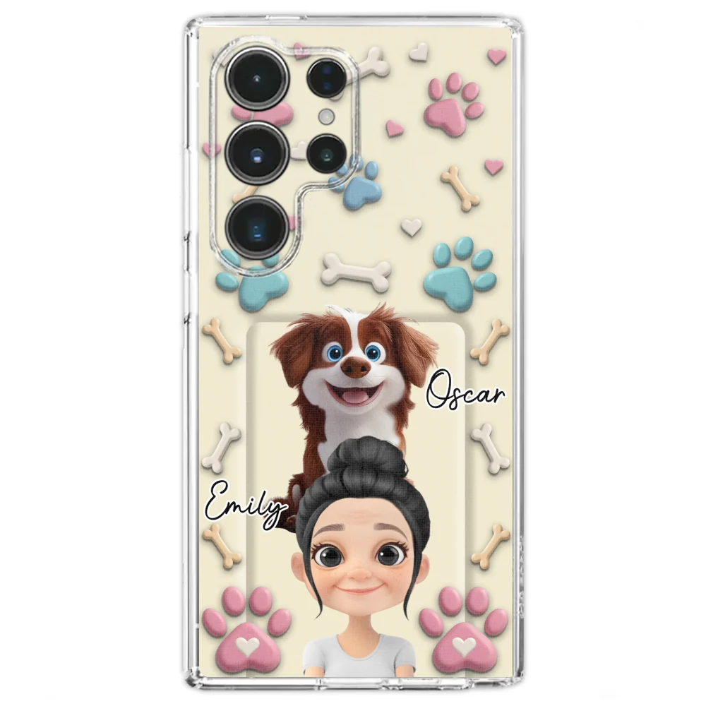 Dog Mom Cartoon - Personalized Custom 3D Effect Phone Case - Image 28