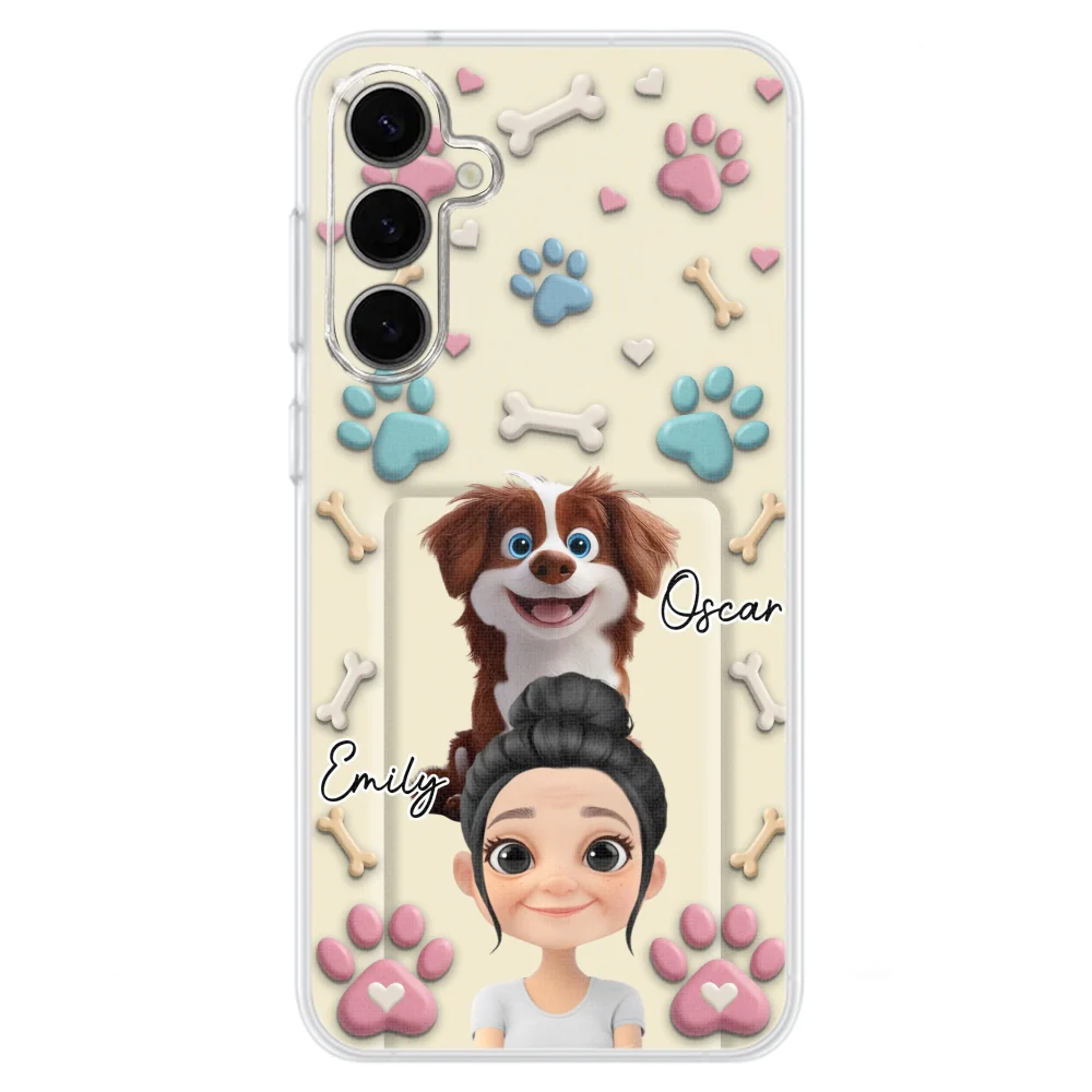 Dog Mom Cartoon - Personalized Custom 3D Effect Phone Case - Image 29
