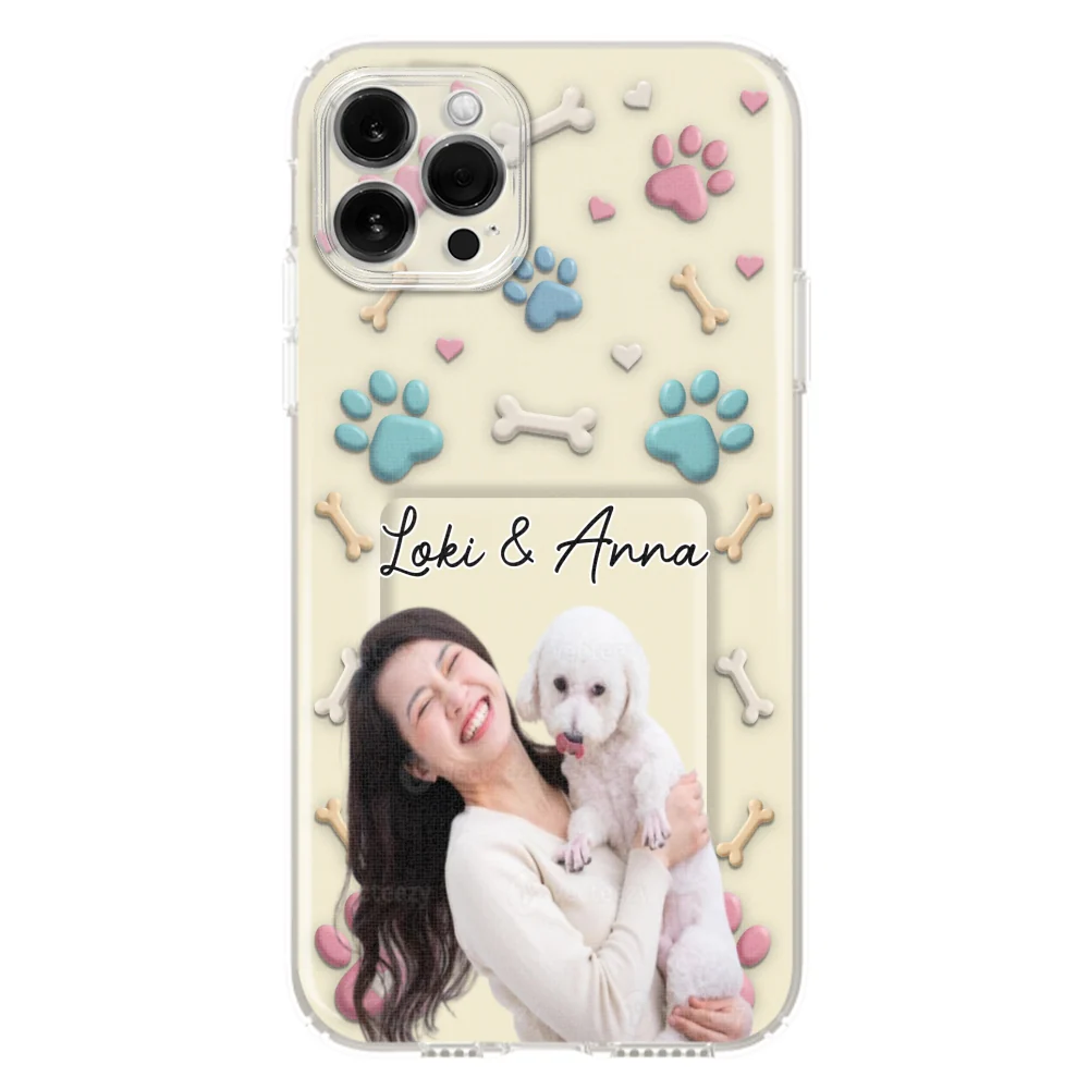 Dog Mom Cartoon Photo - Personalized Custom 3D Effect Phone Case - Image 10