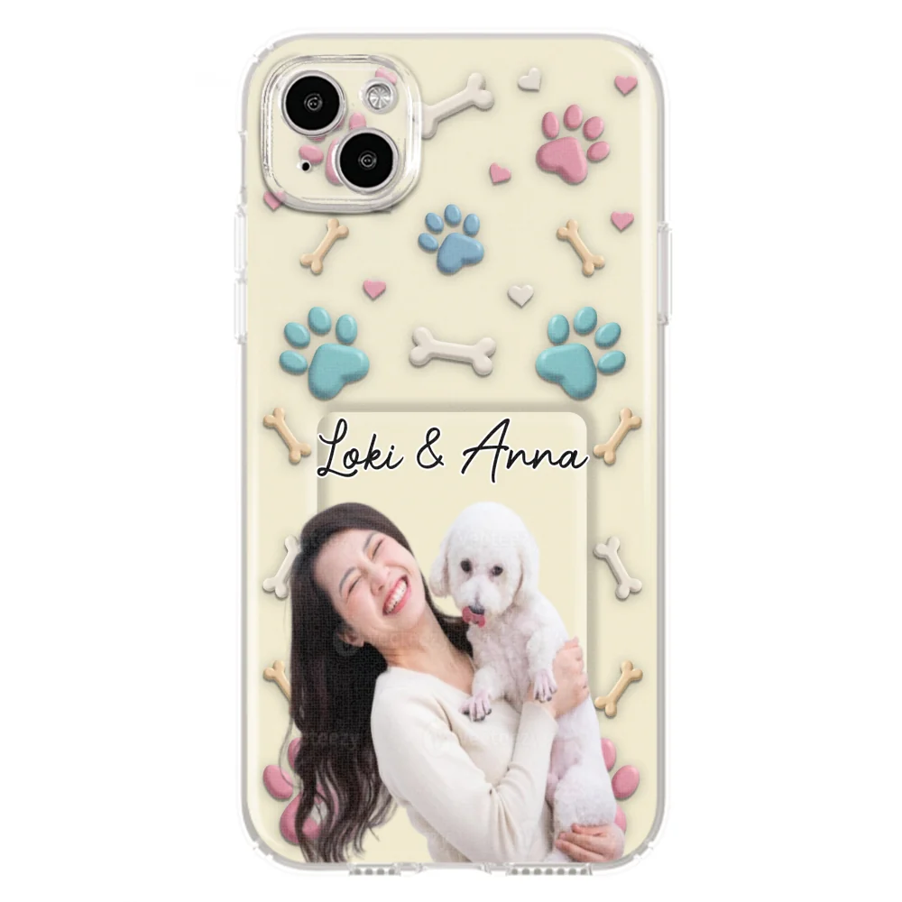 Dog Mom Cartoon Photo - Personalized Custom 3D Effect Phone Case - Image 11