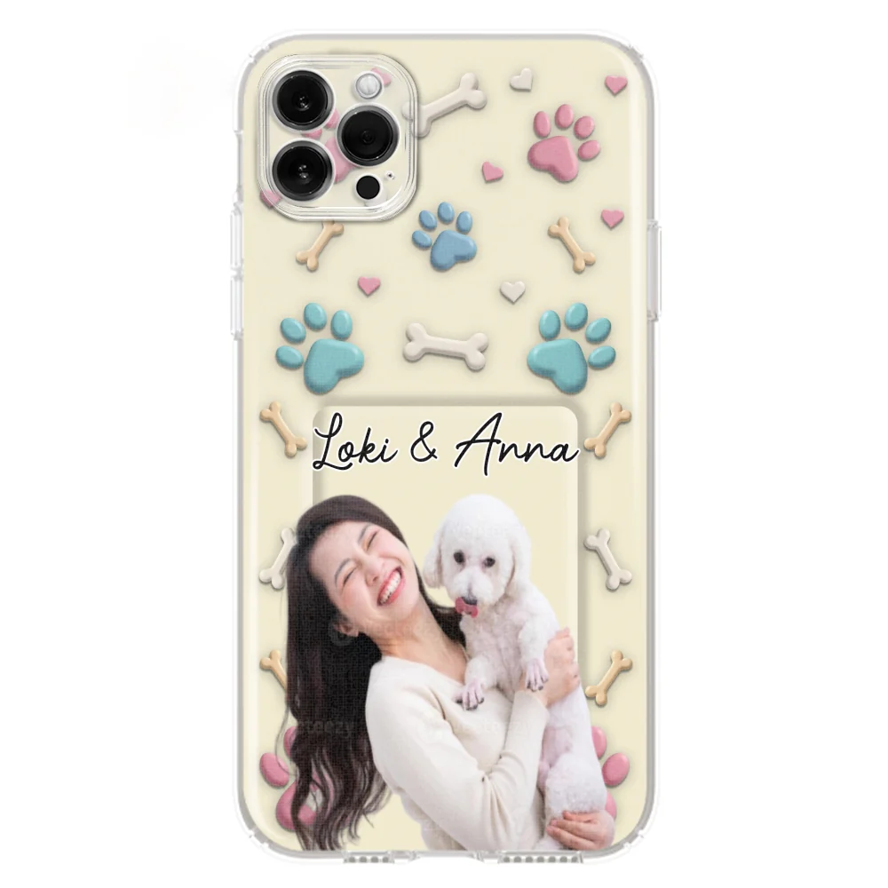 Dog Mom Cartoon Photo - Personalized Custom 3D Effect Phone Case - Image 12