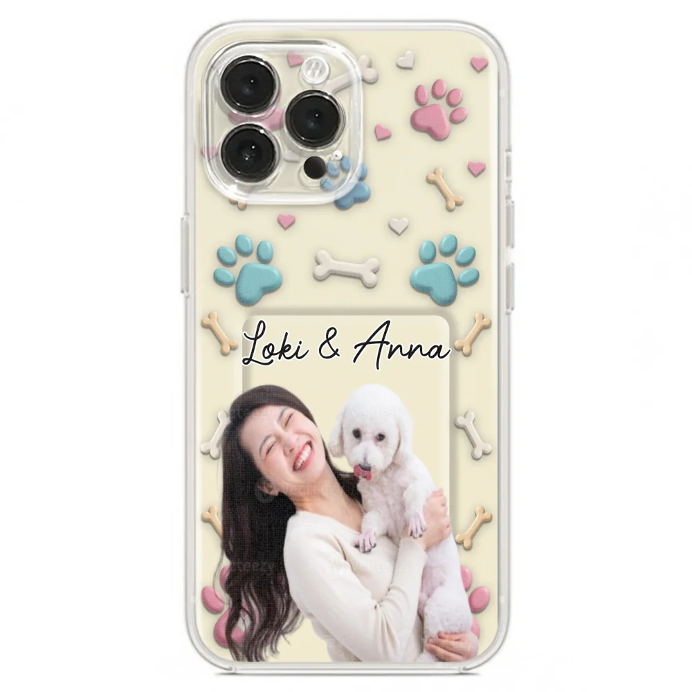 Dog Mom Cartoon Photo - Personalized Custom 3D Effect Phone Case - Image 17