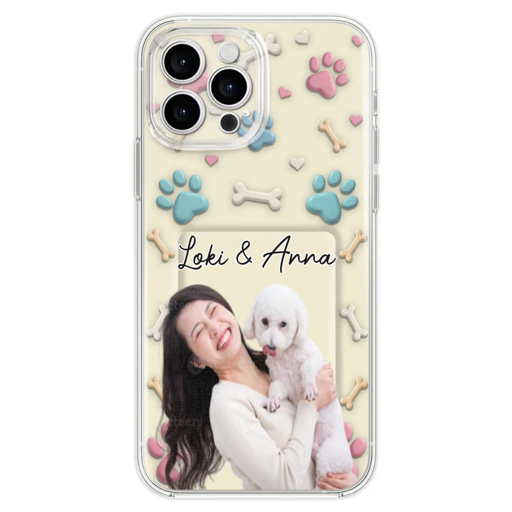 Dog Mom Cartoon Photo - Personalized Custom 3D Effect Phone Case - Image 24