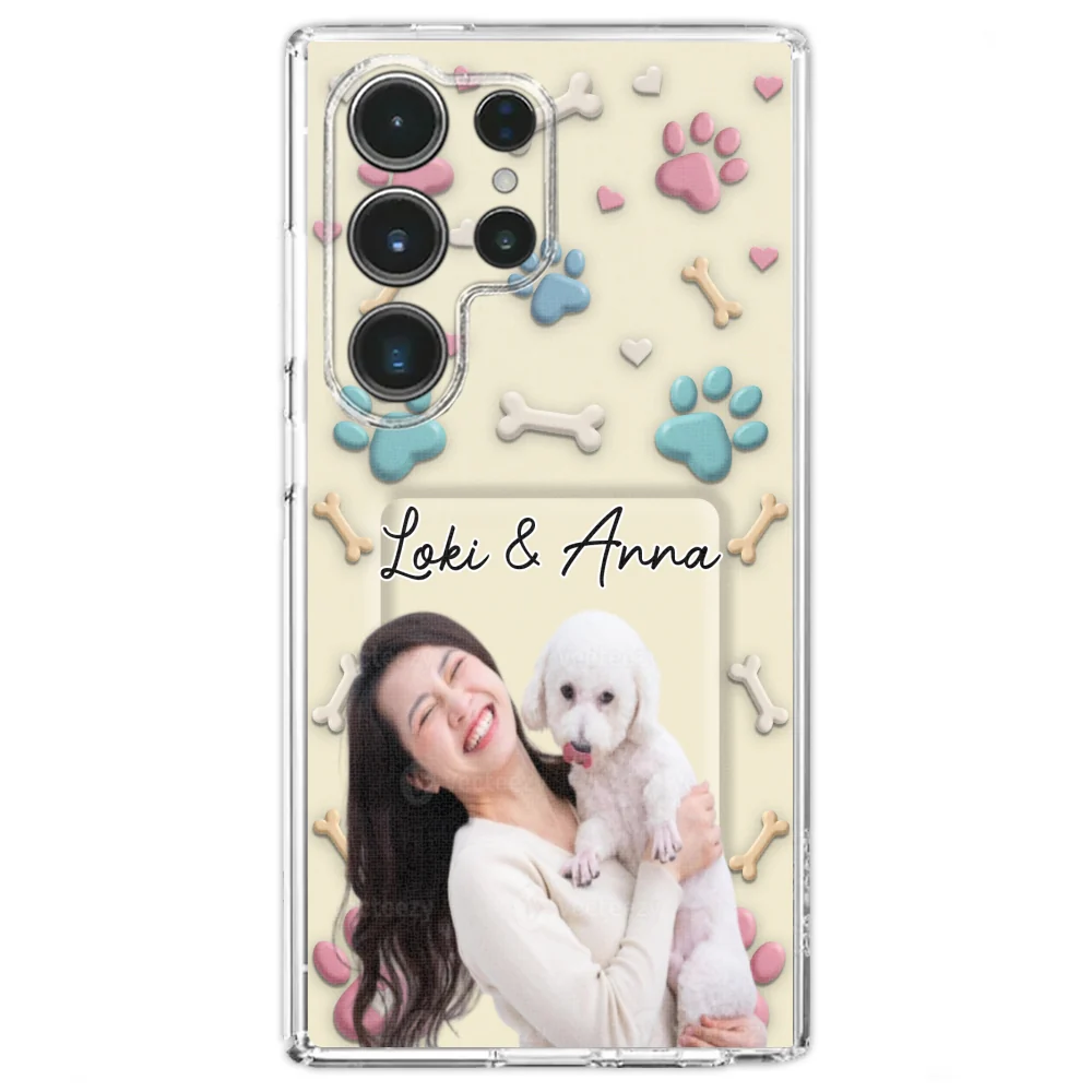 Dog Mom Cartoon Photo - Personalized Custom 3D Effect Phone Case - Image 27