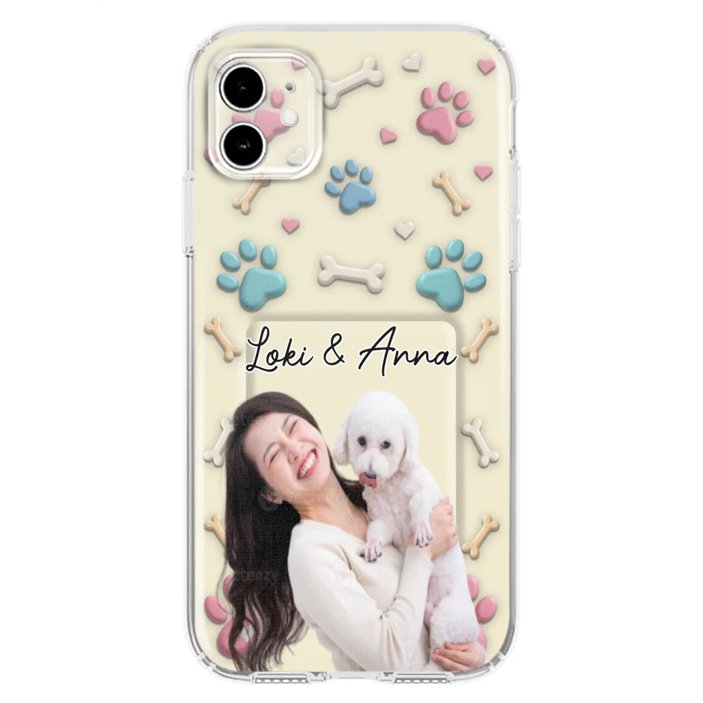 Dog Mom Cartoon Photo - Personalized Custom 3D Effect Phone Case - Image 5