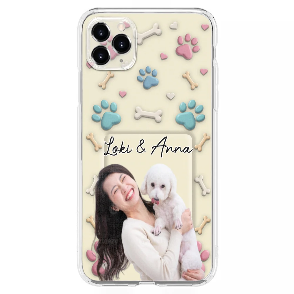 Dog Mom Cartoon Photo - Personalized Custom 3D Effect Phone Case - Image 6